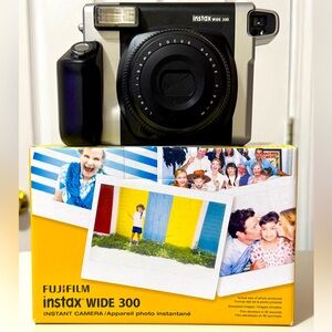 Fujifilm Instax Wide 300 Instant Camera w/ 2 Pks of Film